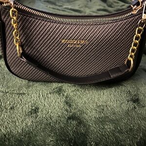 Black and Gold Shoulder Bag